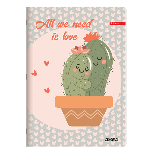 Notebook A4 Ilijanum Classic Girl 60sh, 1000000000045684 06 