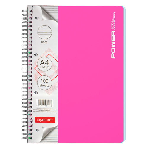 Тетрадка A4 Ilijanum Power PP СП 100л, 1000000000045644 02 