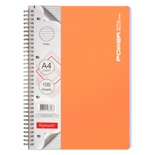 Тетрадка A4 Ilijanum Power PP СП 100л, 1000000000045644 06 