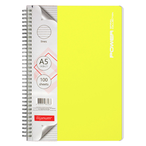 Тетрадка A5 Ilijanum Power PP СП 100л, 1000000000045645 05 