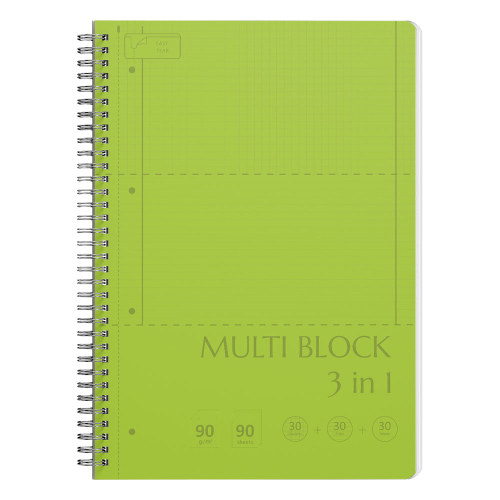Notebook A4 Ilijanum Multiblock SP 90sh, 1000000000048380 02  — OK Office Notebook A4 Ilijanum Multiblock SP 90sh, 1000000000048380 02