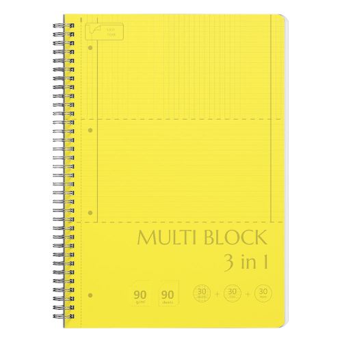 Notebook A4 Ilijanum Multiblock SP 90sh, 1000000000048380 03  — OK Office Notebook A4 Ilijanum Multiblock SP 90sh, 1000000000048380 03