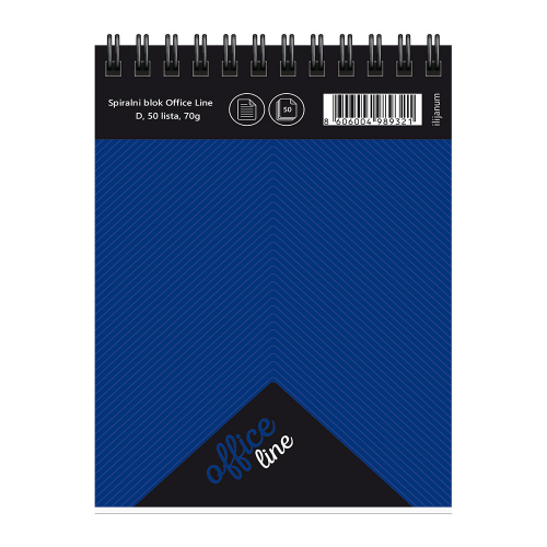 Блок- нотA6 Ilijanum Office СП 50л офсет, 1000000000045671 04 