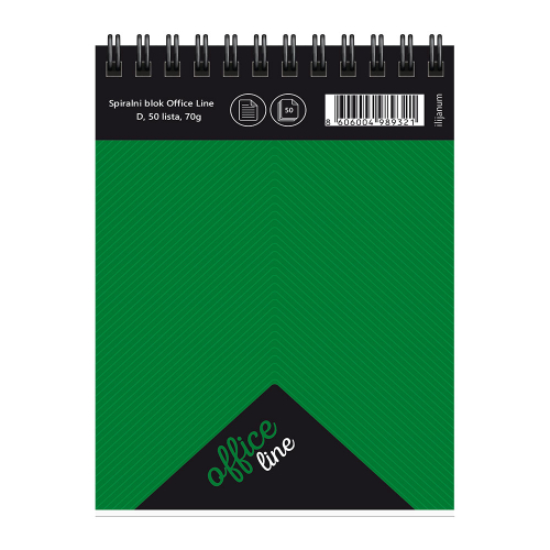 Блок-нот A7 Ilijanum Office СП 50л офсет, 1000000000045672 03 