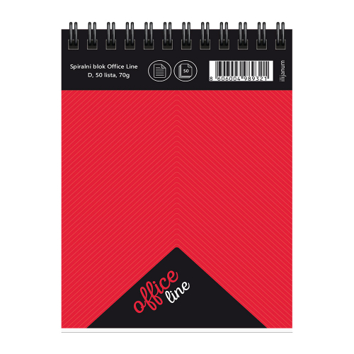 Блок-нот A7 Ilijanum Office СП 50л офсет, 1000000000045672 05 