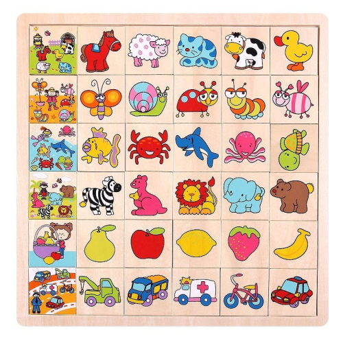Логическа игра за съотвествие Pino toys Дърво, 2+ години, 2008606009255049 02 