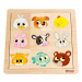 Дървенa игра Pino toys Животни и емоции, 2+ години, 2008606009255308 03 