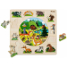 Дървен логически пъзел Pino toys Горски животни, 2+ години, 2008606009255544 03 