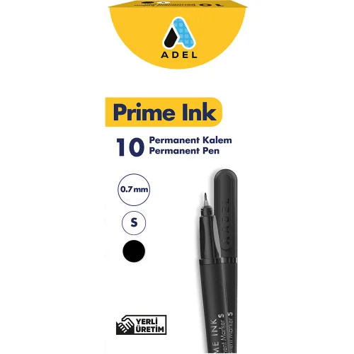 Маркер перм. Adel Prime Ink S черен, 1000000000043086 03 