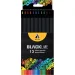 Моливи цветни Adel Blackline 12цв дълги, 1000000000043063 02 