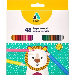 Colored pencils Adel 48 colors long