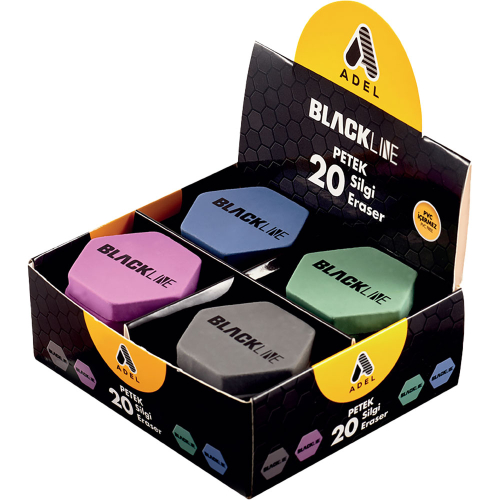 Гумичка Adel Blackline Honeycomb Metalic, 1000000000043049 02 