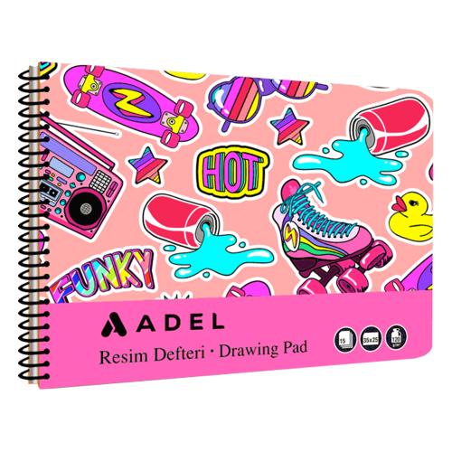 Скицник Adel 35/50 90гр 15л спирала, 1000000000043076 02 