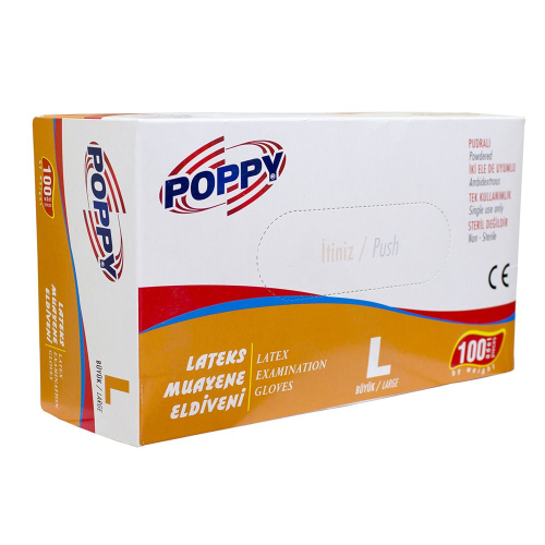 Ръкавици латекс размер L оп100, 1000000000027654 03 
