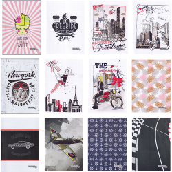 Тетрадка A4 Arya асорти PP 60л