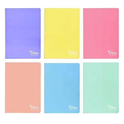 Notebook A5 Colors pastel assort SC 40sh, 1000000000033508