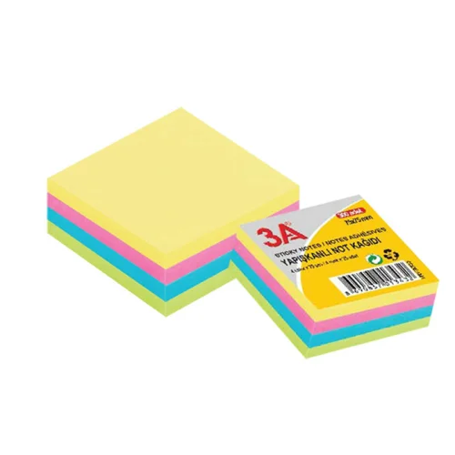 Sticky notes 3A 75/75 mix pastel 300sh, 1000000000040928