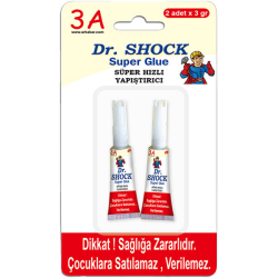 Super glue for Dr. Shock 2x3g