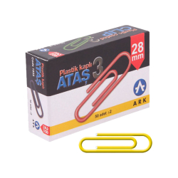 Кламери Ark 28 мм цветни оп. 50