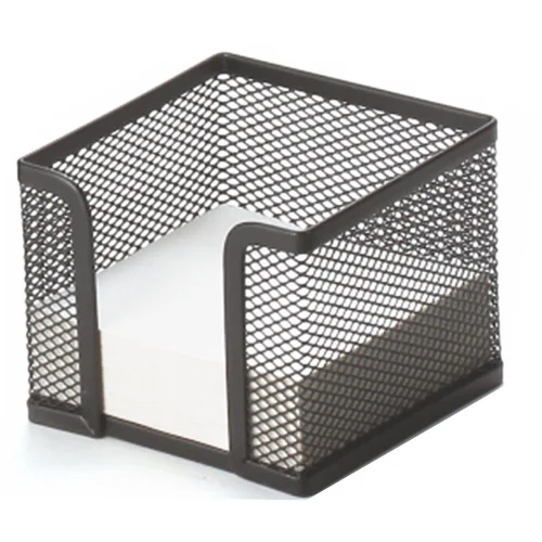 Paper metal cube holder black, 1000000000005059