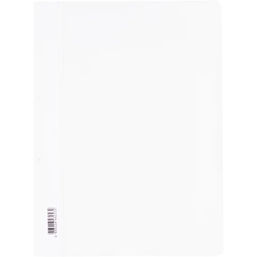 PVC folder with perforation Lux white, 1000000000011677