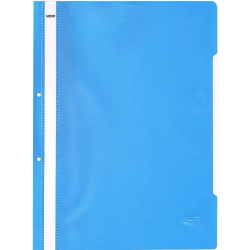 PVC folder with perforation Lux l.blue