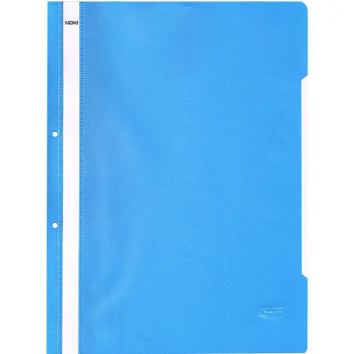 PVC folder with perforation Lux l.blue, 1000000000011676