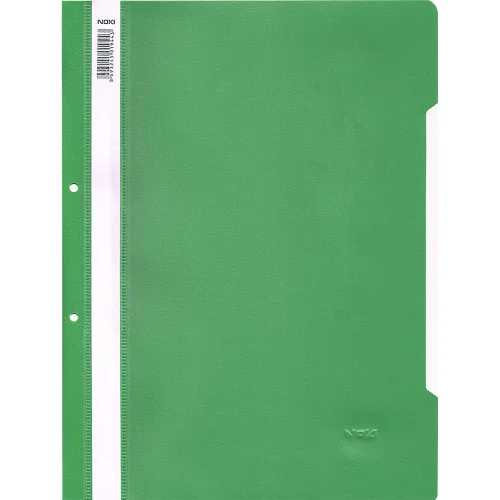 Папка PVC с перфорация Lux зелена, 1000000000005106