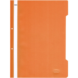PVC папка с перфорация Lux оранж