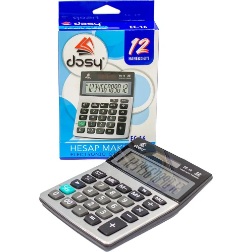Calculator Dosy EC-16 12 digit desktop, 1000000000022592 02 
