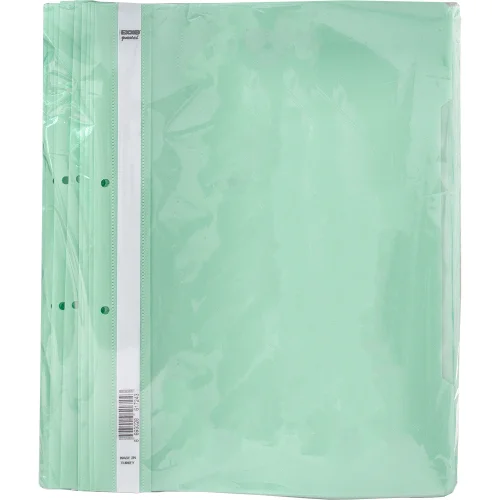 PVC folder with perfor. pastel turquoise, 1000000000037858 02 