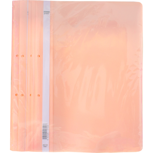 PVC папка с перфорация пастел сьомга, 1000000000037863 02 