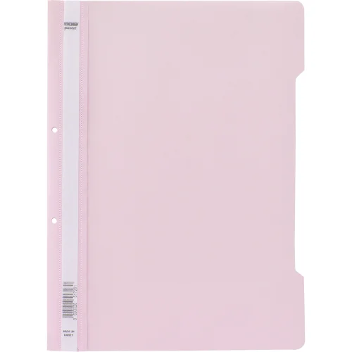 PVC folder with perfor. pastel lavender, 1000000000037862