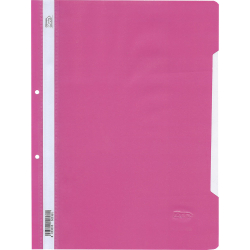 PVC folder with perf. Grafos Color pink