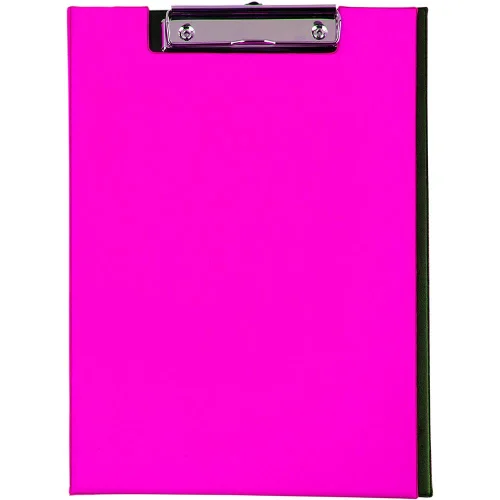 Clipboard with lid Noki neon pink, 1000000000031203