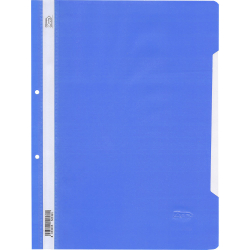PVC folder with perf. Grafos Color blue