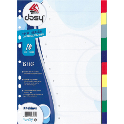 EXXO PVC divider A4 10 colors
