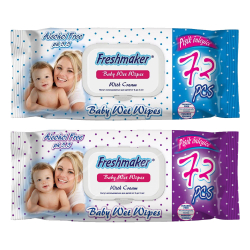 Мокри кърпи Freshmaker с капак оп72