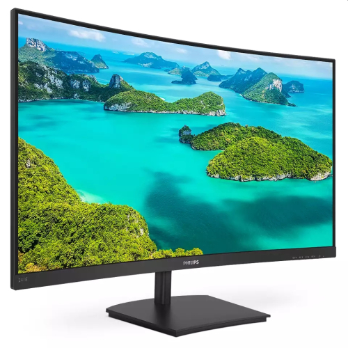 Монитор Philips 241E1SCA/00, 23.6' VA FullHD, Curved, 2008712581759377 02 