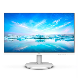 Монитор Philips 241V8AW/00, 23.8\" IPS FHD, бял