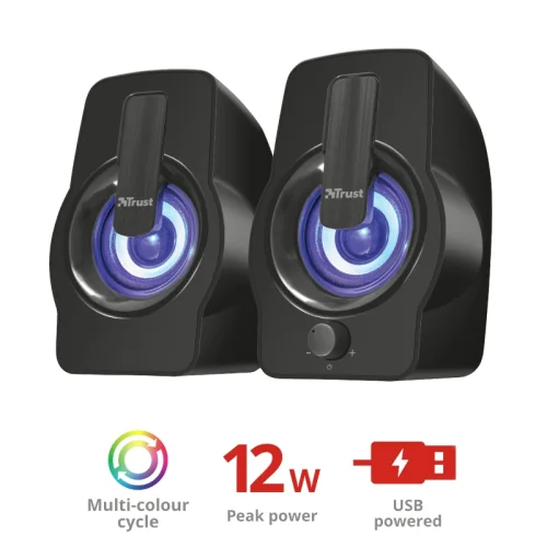 Trust Gemi 2.0 Speaker RGB, Black, 2008713439229486