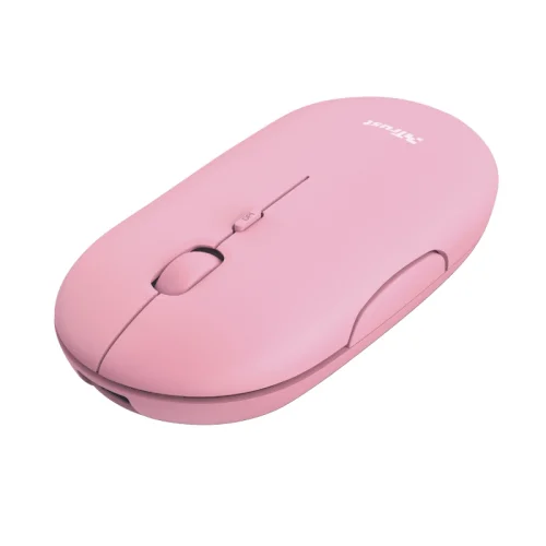 Trust Wireless mouse Puck, Pink, Silent, 2008713439241259 02 