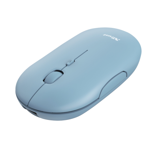 Trust Wireless mouse Puck, Blue, Silent, 2008713439241266 02  — OK Office Trust Wireless mouse Puck, Blue, Silent, 2008713439241266 02