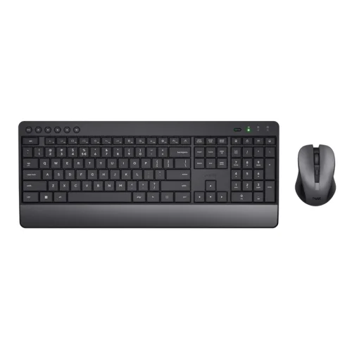 Trust Trezo wireless keyboard + mouse set, Black, Silent , 2008713439245295