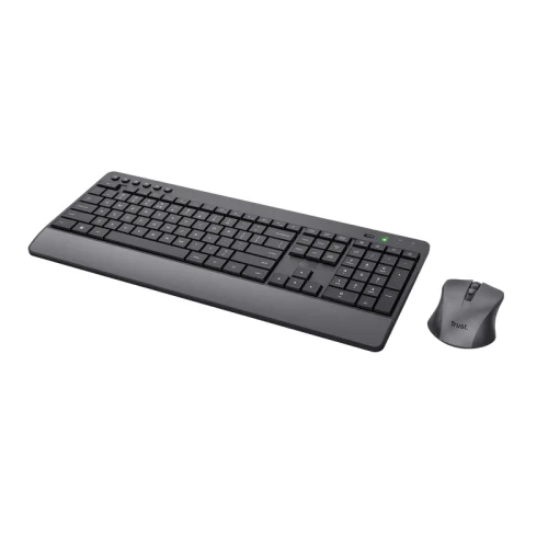 Trust Trezo wireless keyboard + mouse set, Black, Silent , 2008713439245295 02 