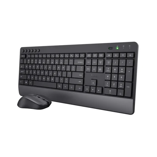 Trust Trezo wireless keyboard + mouse set, Black, Silent , 2008713439245295 04 