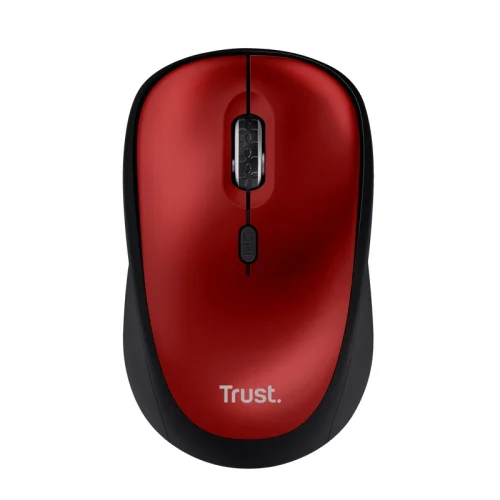 Trust Wireless mouse YVI+, Red, Silent , 2008713439245509