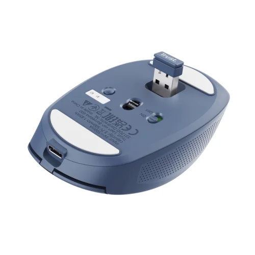 Trust Wireless mouse Ozaa, Blue, Silent, 2008713439249347 03 