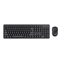 Trust Ody II wireless keyboard + mouse set, Black, Silent 