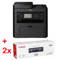 Лазерен принтер 4в1 Canon i-SENSYS MF237w  + 2x Canon CRG-737